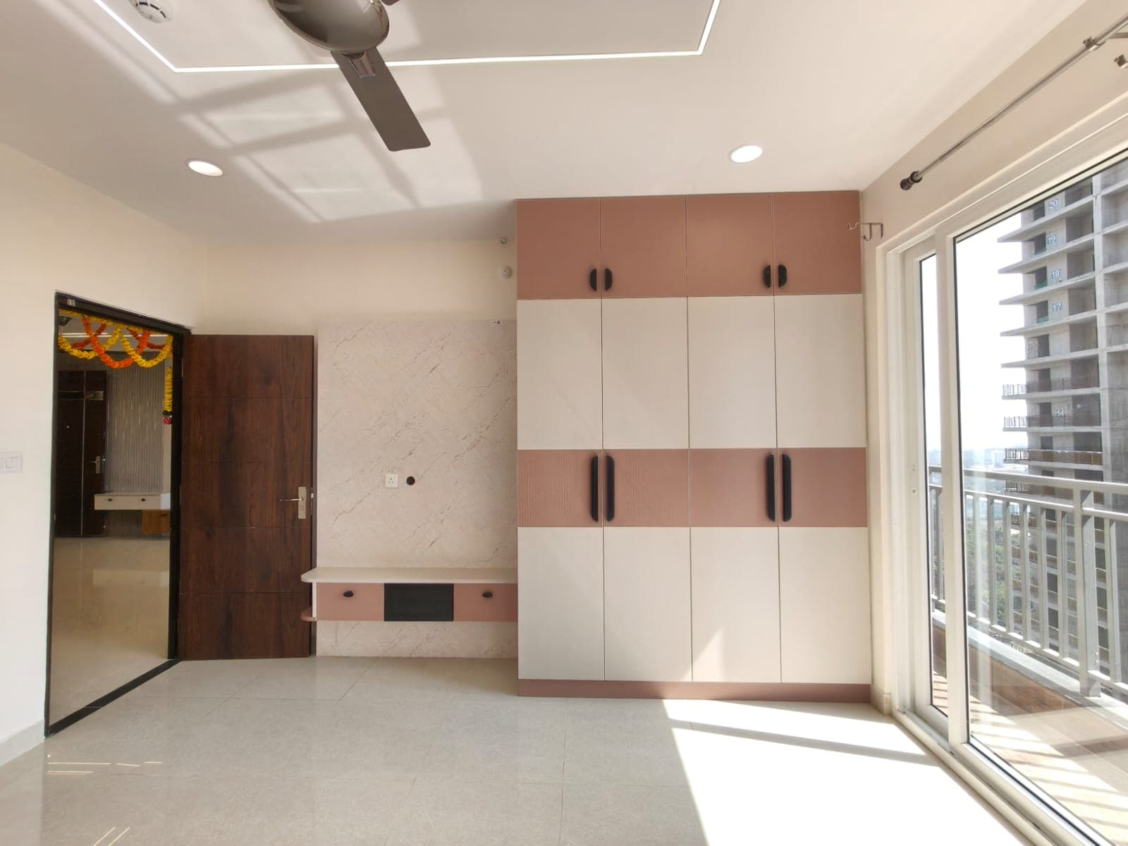 Blush & White Bedroom Storage